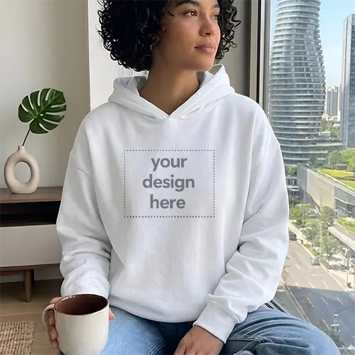 Women’s Lifestyle Hoodie Mockup – Cozy Apparel Template