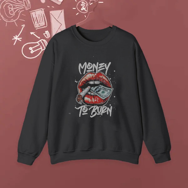 money to burn meme design