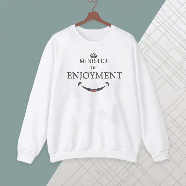 minister of enjoyment funny meme design