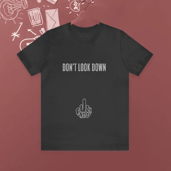 don't look down meme