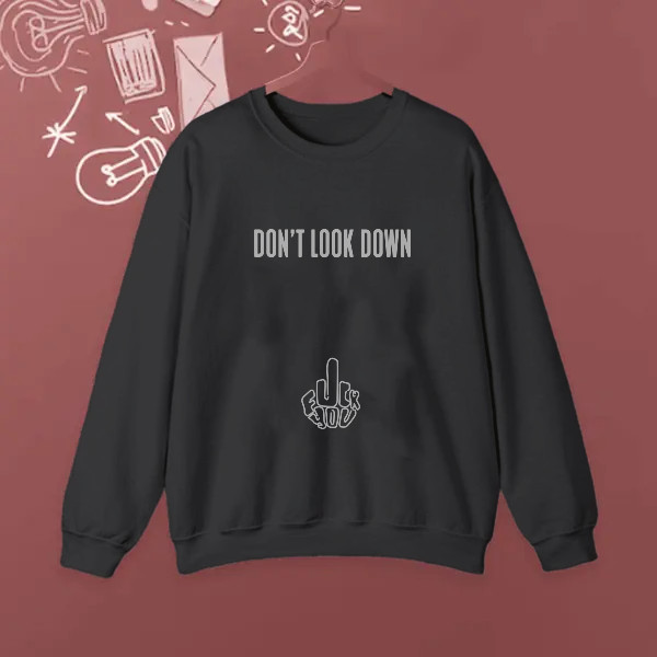 don't look down meme