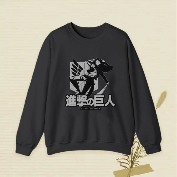 attack on titan captain levi anime design