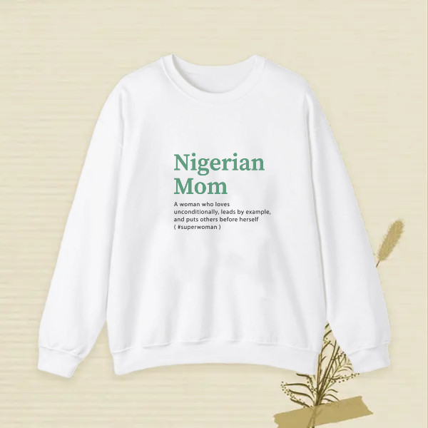 Nigeria mom text design