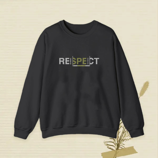 respect, typography design
