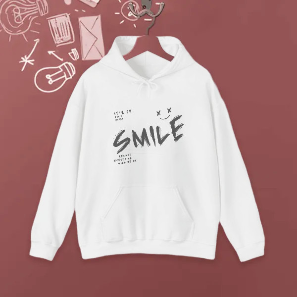 smile, it's ok don't worry, relax everything will be ok.