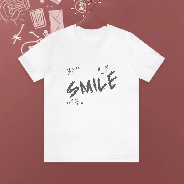 smile, it's ok don't worry, relax everything will be ok.