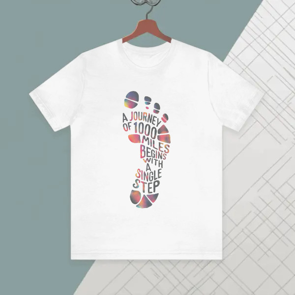 foot steps, typography design , artwork