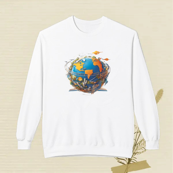 Globe sticker