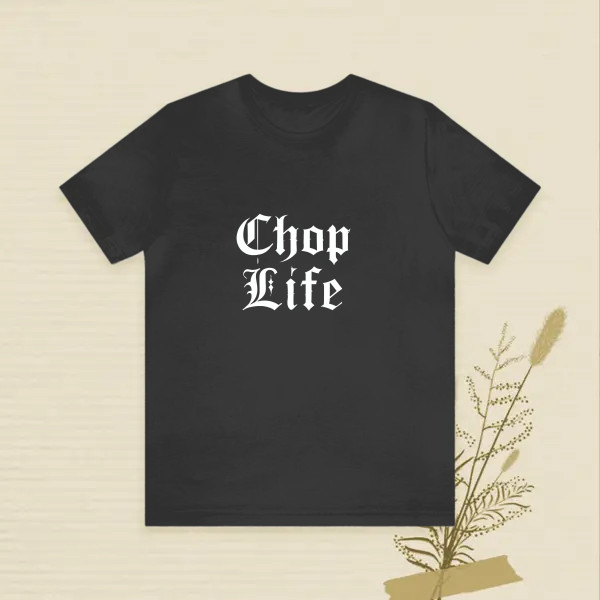 chop life typography