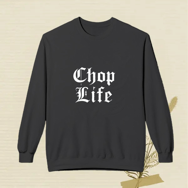chop life typography