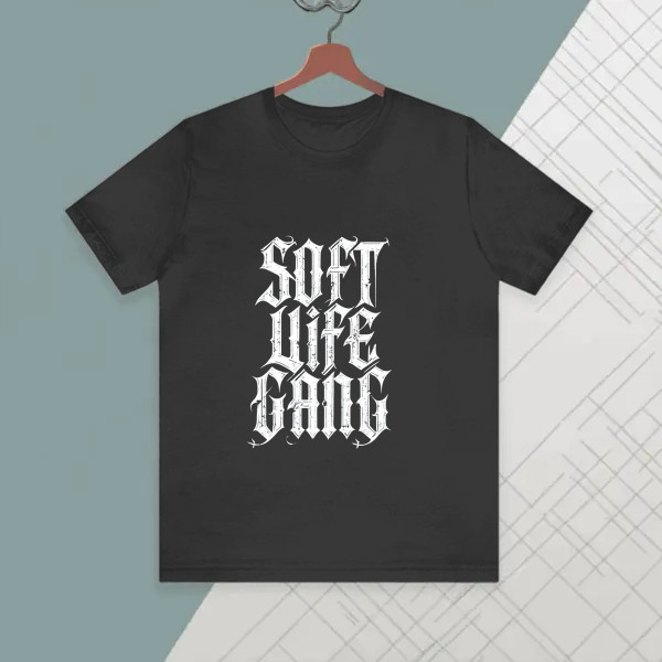 soft life gang typography design