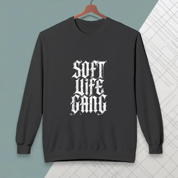 soft life gang typography design