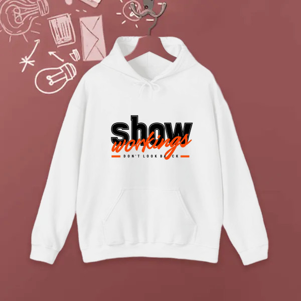 show walking typography design