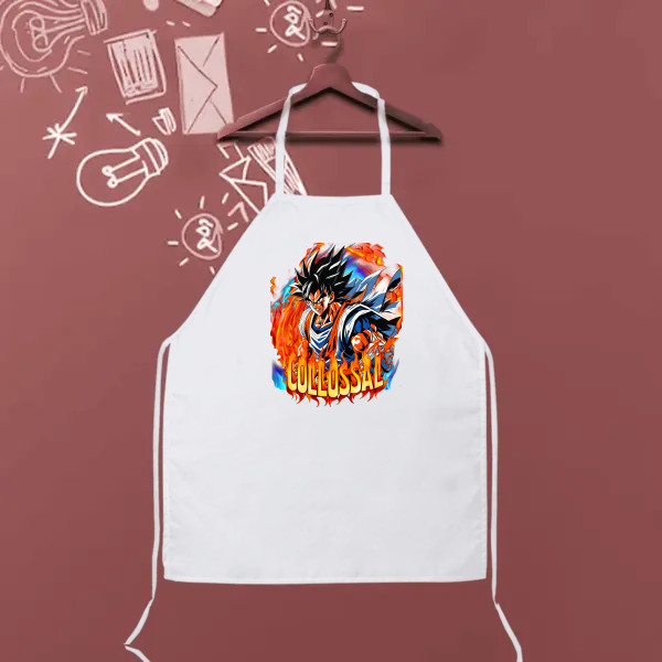 Goku on fire (HD 300 DPI)