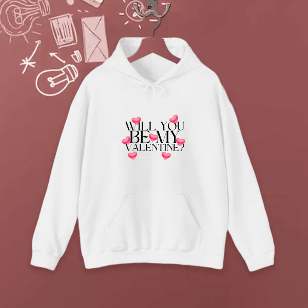 Will you be my Valentine t-shirt design