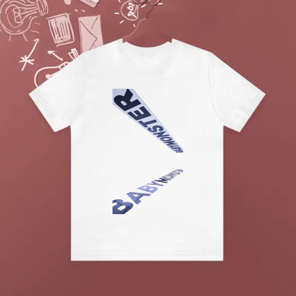 Babymonster graphics t-shirt. Fan made