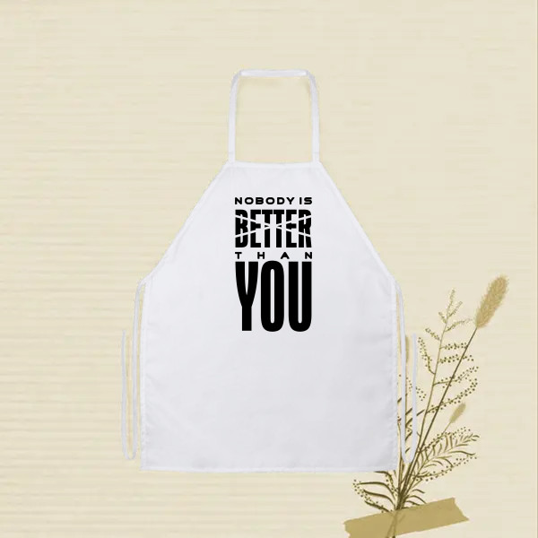 NOBODY IS BETTER THAN YOU
