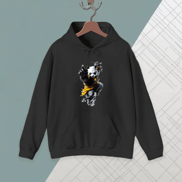 Fierce Warrior Panda - Martial Arts All-Over Print Apparel