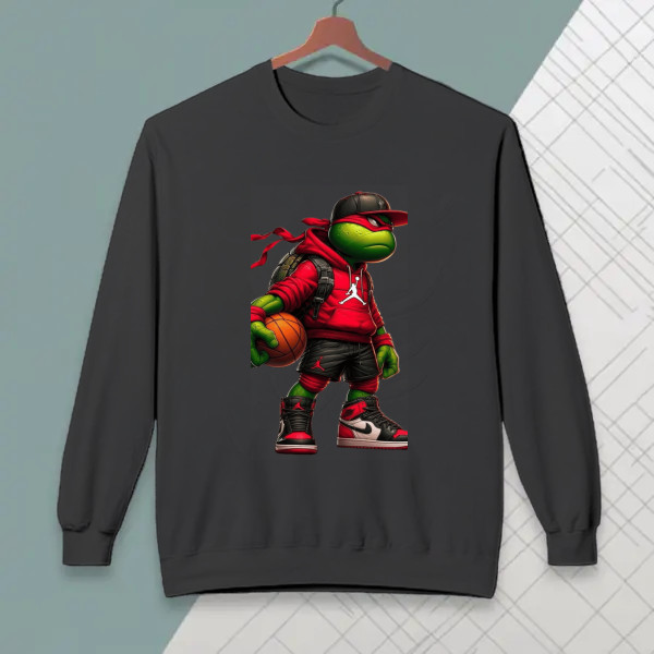 Futuristic Ninja Turtle Streetwear Hoodie.