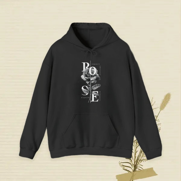 rose text design, respect, obvious, superb, elegant