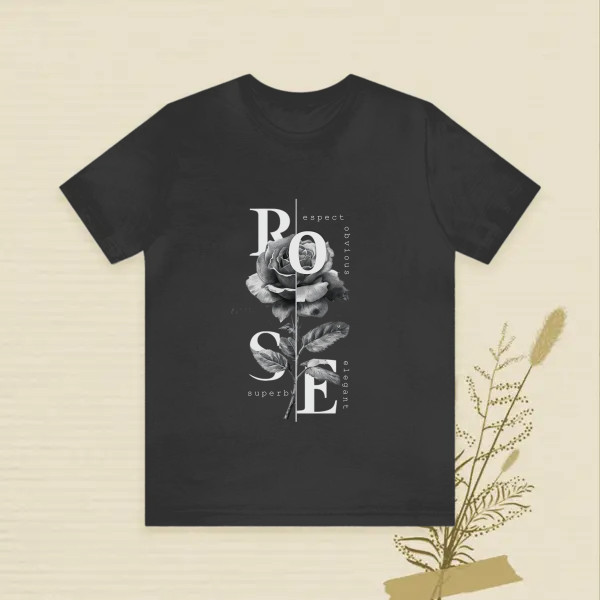 rose text design, respect, obvious, superb, elegant