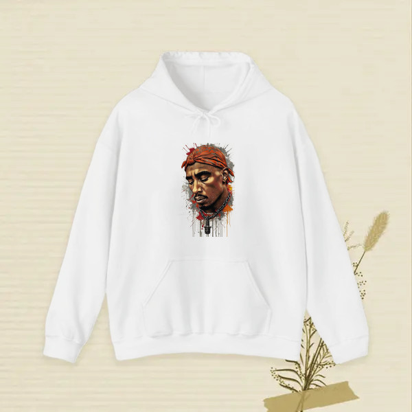 2pac head silhouette design