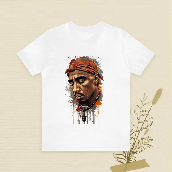 2pac head silhouette design