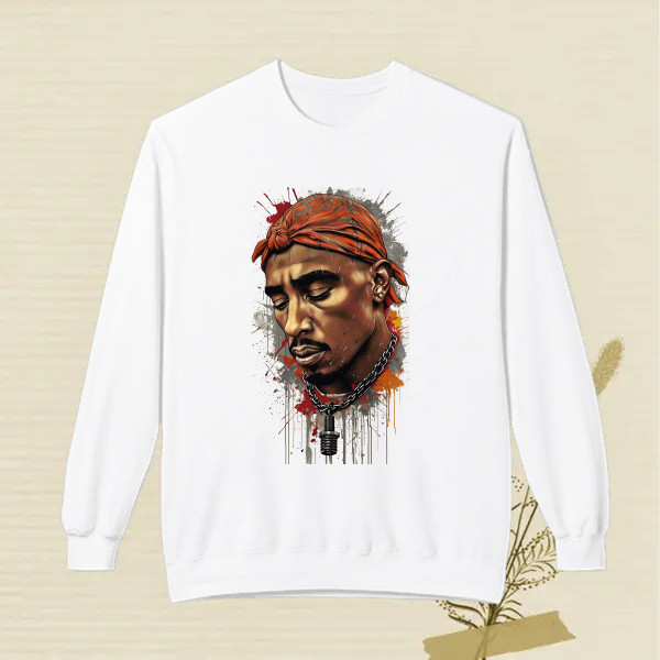 2pac head silhouette design