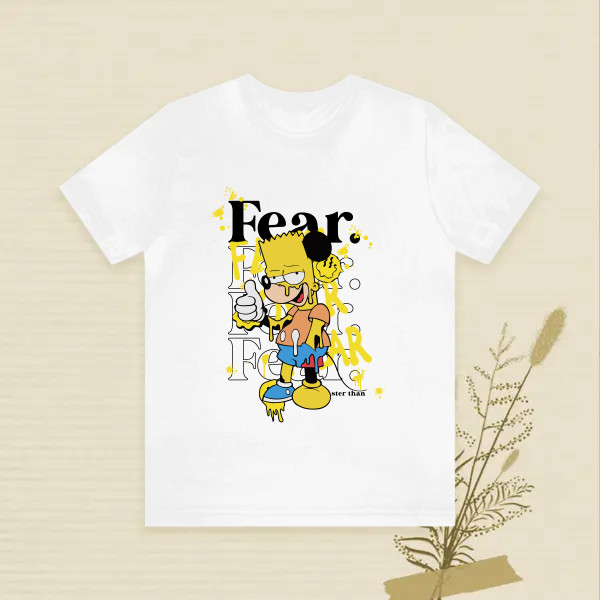 fear, the simpson's illustration design