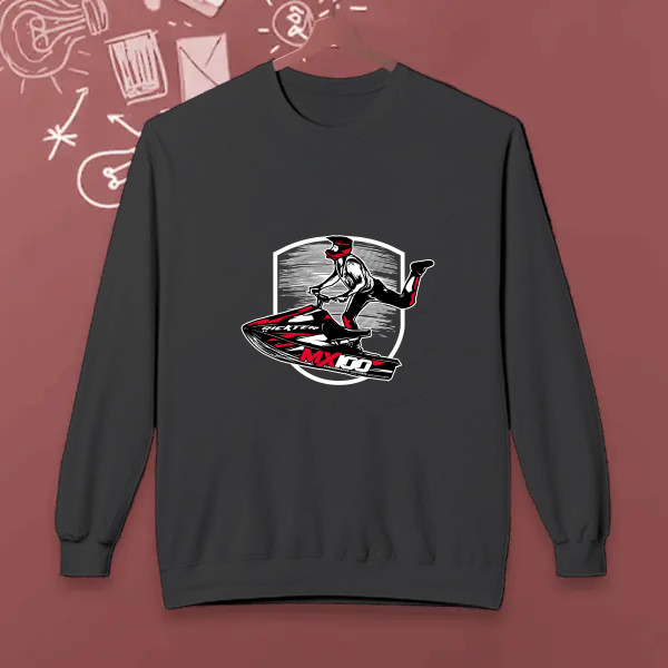 simple man on a jet ski design