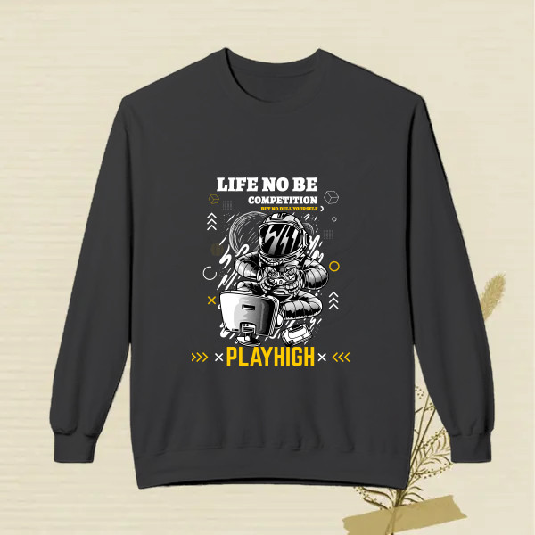 life no be competition but no dull yourself, playhigh