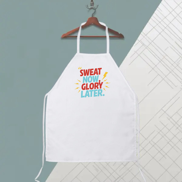 Sweat now, glory later.