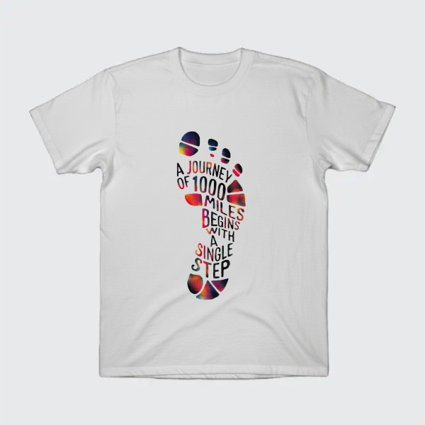 foot steps, typography design , artwork