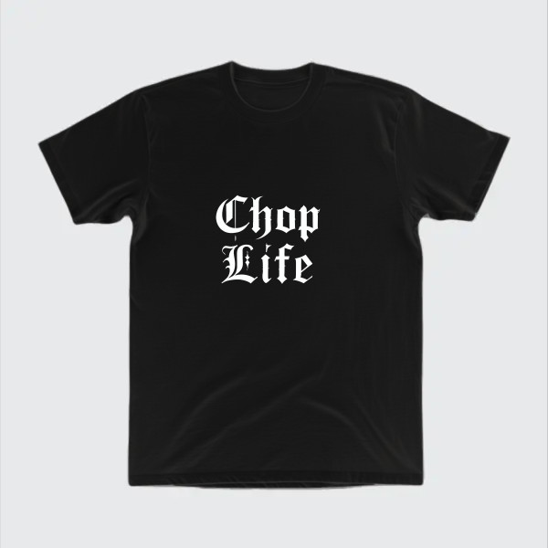 chop life typography