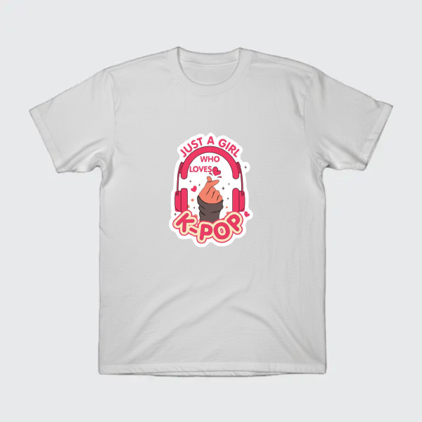 Kpop girlfriend, kpop girlie t-shirt.