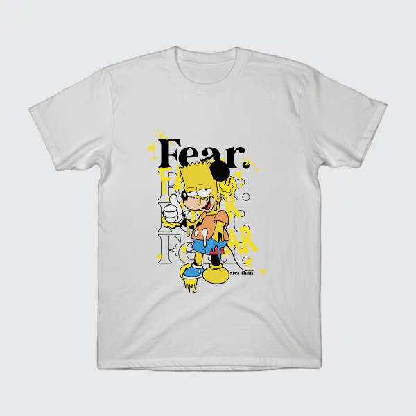 fear, the simpson's illustration design