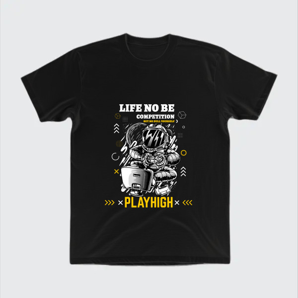 life no be competition but no dull yourself, playhigh