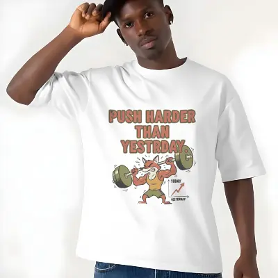 Push harder than yesterday.