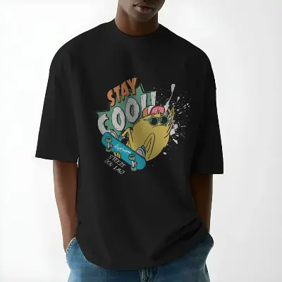 Stay Cool Banana Skate T-Shirt – Funny Streetwear Graphic Tee