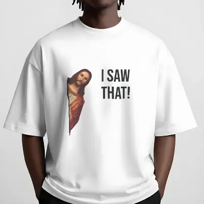 I Saw That Peeking Jesus Meme