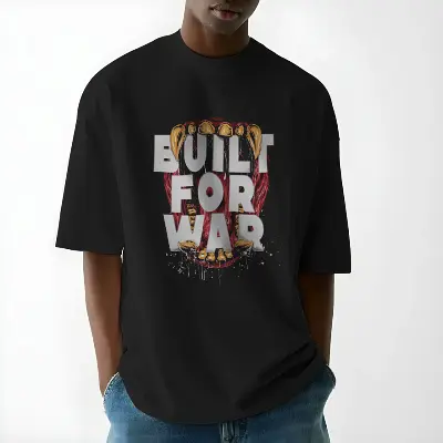 Built For War Beast Graphic - Hustle & Resilience