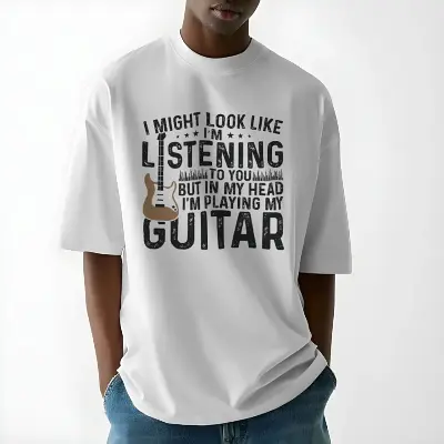 i might look like i'm listening but in my head i'm playing my Guitar