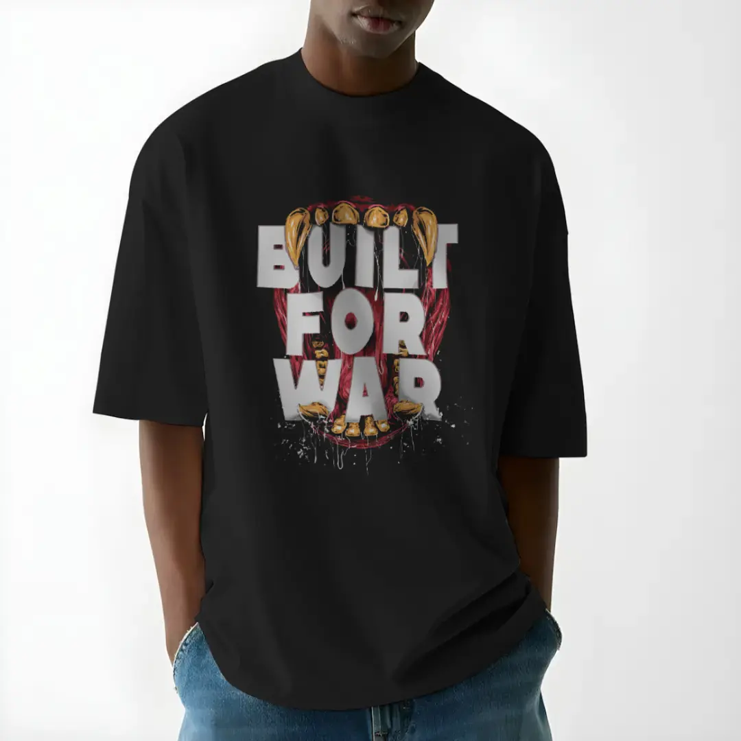 Built For War Beast Graphic - Hustle & Resilience
