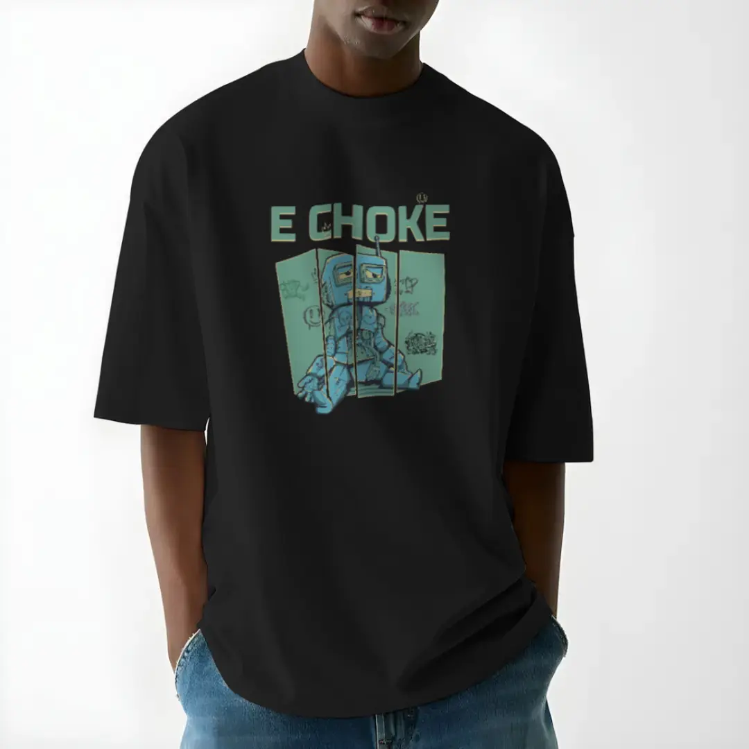 E Choke Robot Graffiti