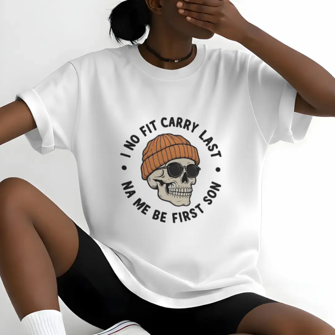 i no fit carry last na me be first son