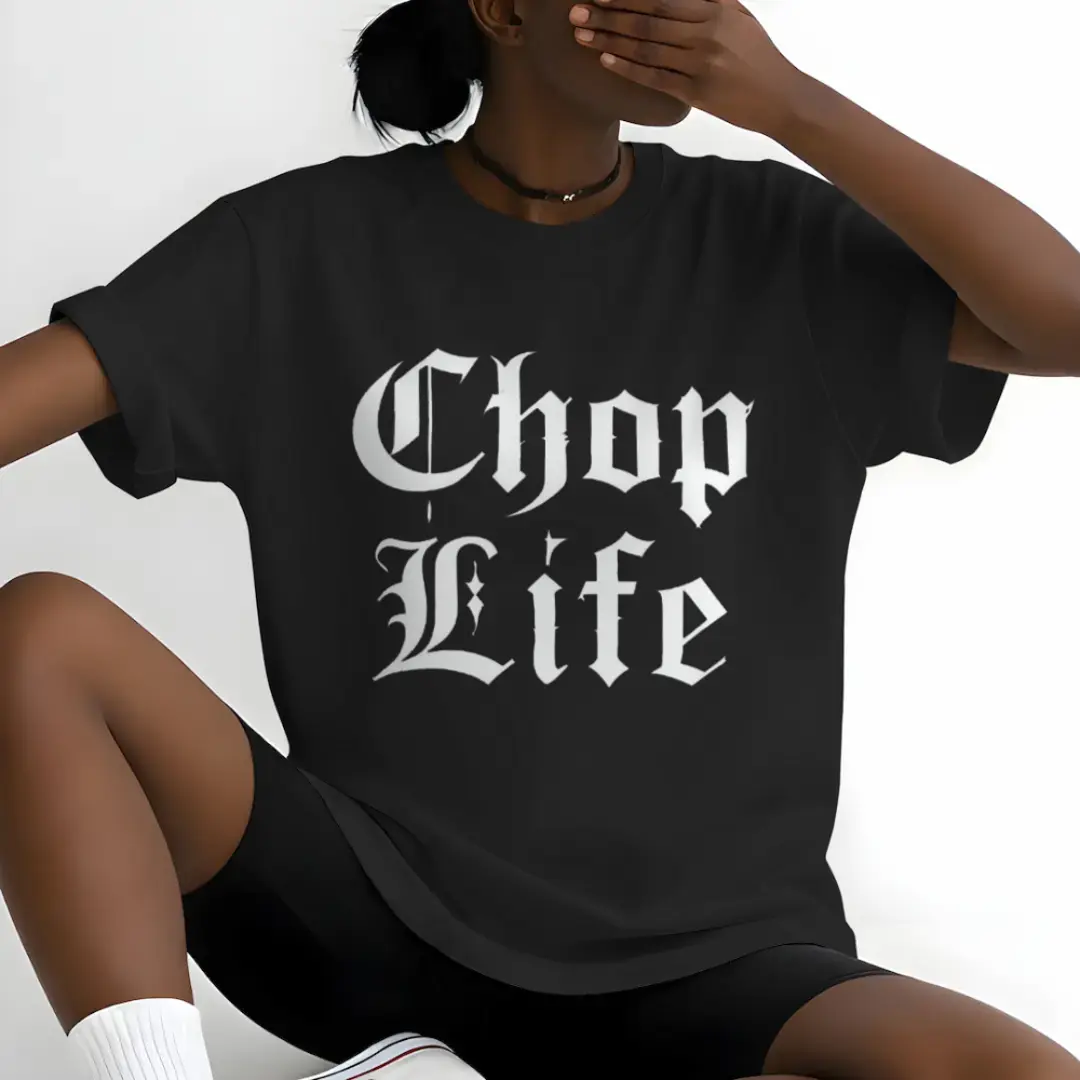 chop life typography