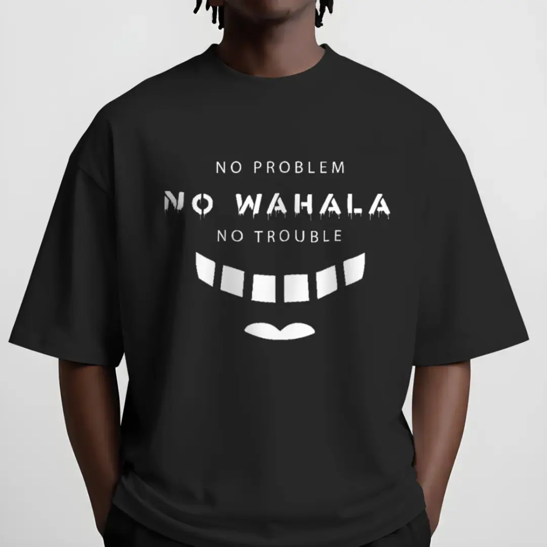 no wahala funny meme with a huge smile